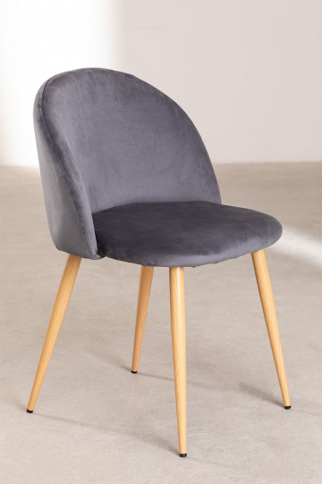 Silla de Comedor en Madera de Caucho Azra - SKLUM