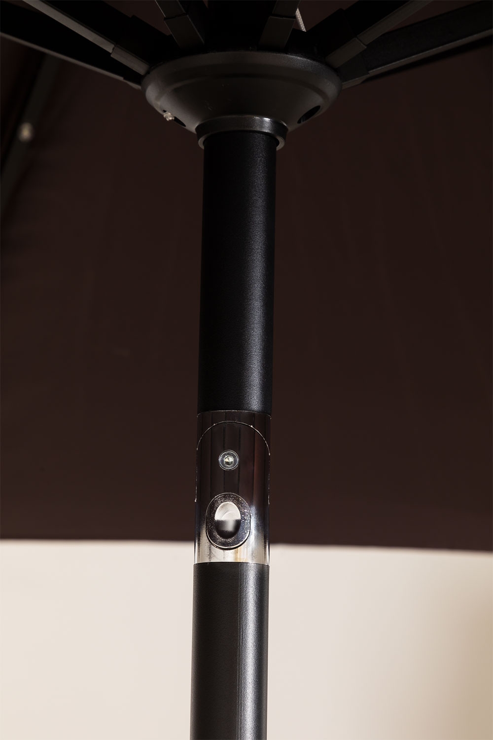 Sombrilla con Luz en Tela y Acero (Ø257 cm) Weky - SKLUM