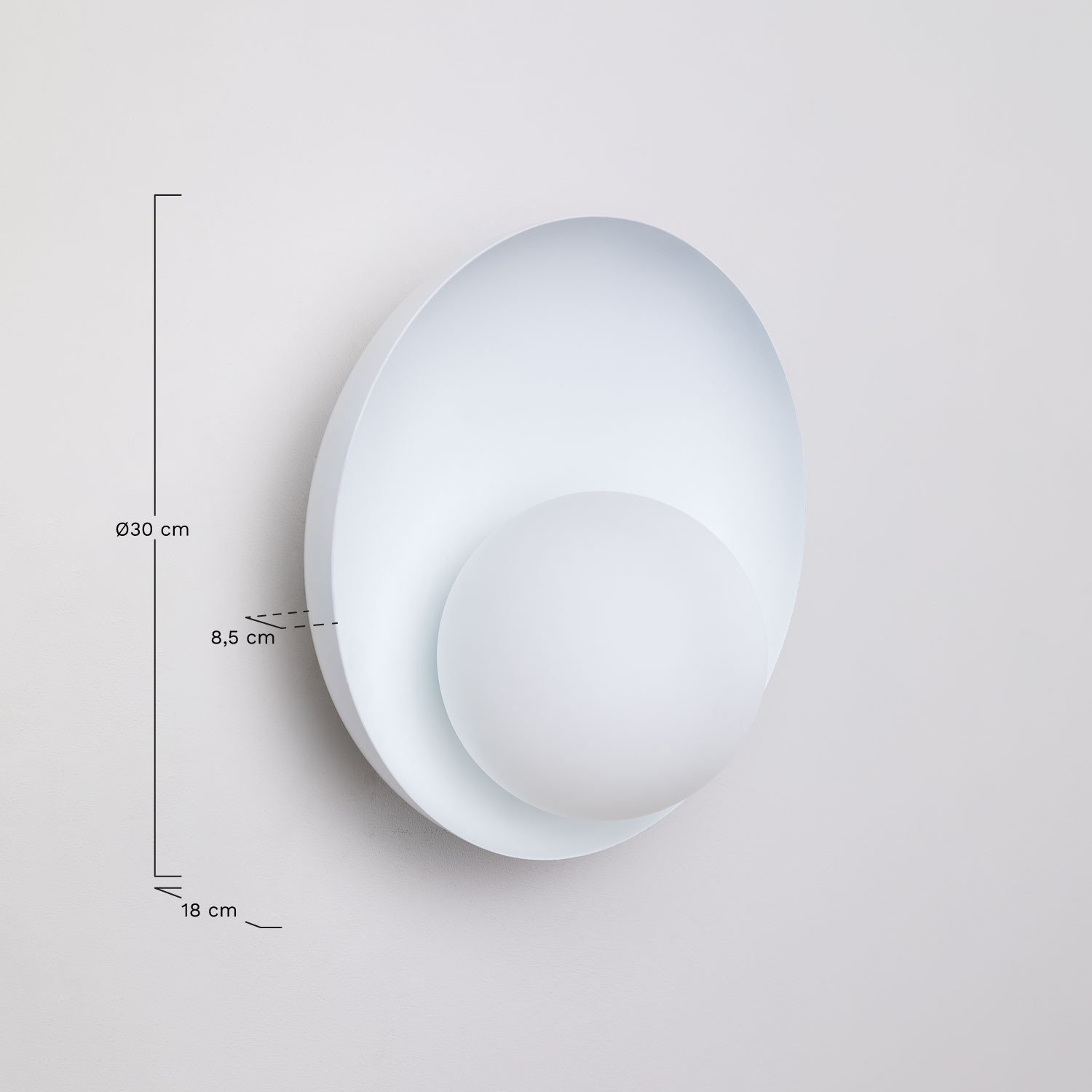 Aplique de Pared Guatte, medidas