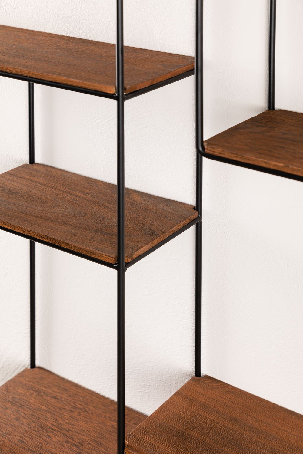 Estantería de Pared en Madera y Acero Anslo - SKLUM