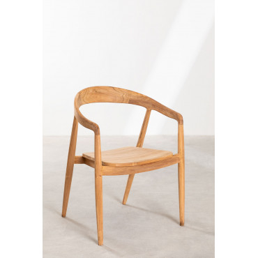 Silla de Comedor en Madera de Teca Soria - SKLUM