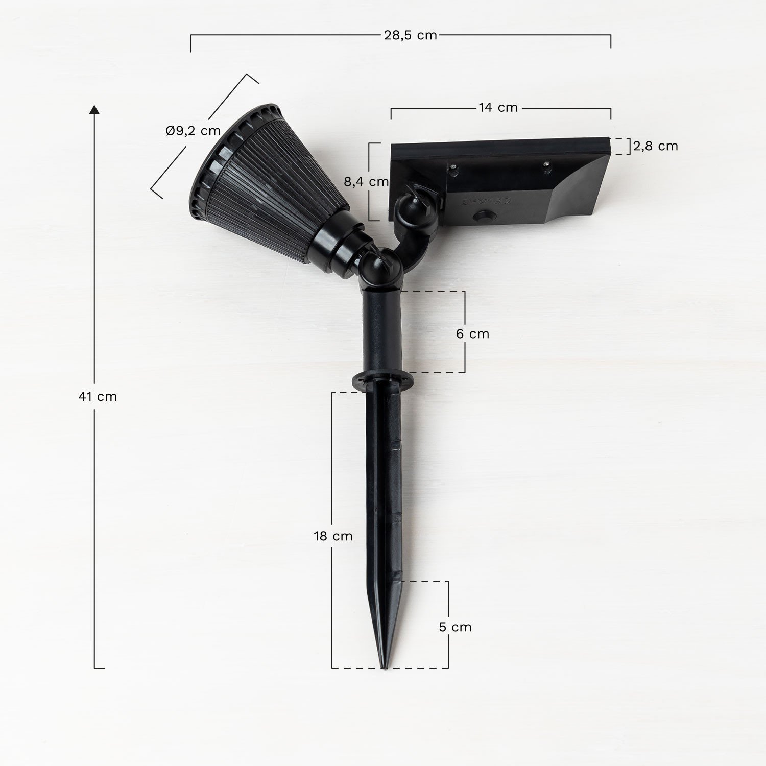 Foco LED Solar Rozi - SKLUM