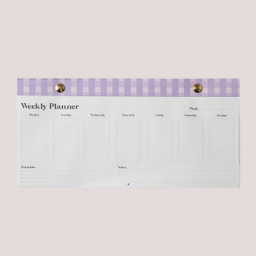 Planificador Semanal Siman Violeta Lavanda - Sklum