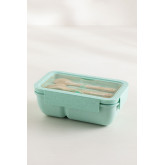 Fiambrera Bento Box con Cubiertos 850 ml Viedsel, imagen miniatura 3