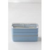 Fiambrera Bento Box con Cubiertos 900 ml Suaret, imagen miniatura 4