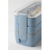 Fiambrera Bento Box con Cubiertos 900 ml Suaret, imagen miniatura 5
