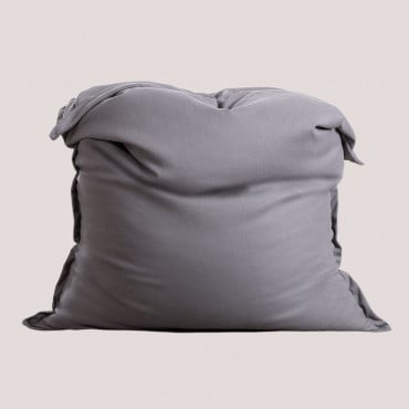 Puff 150x125 Cm En Tela Attus Antracita - Sklum