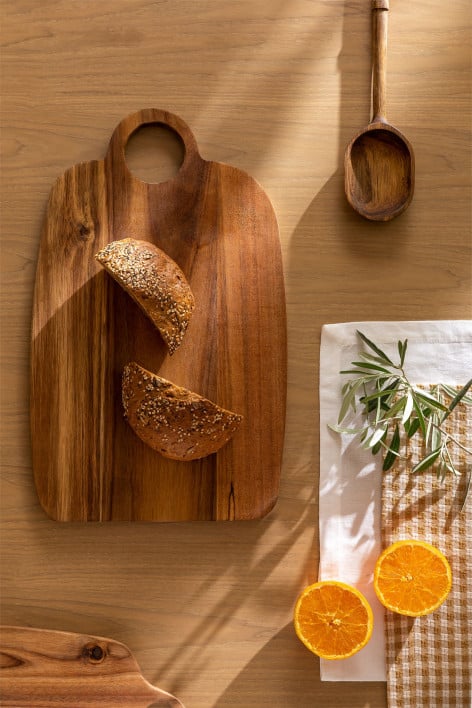 Tabla de cortar en madera de acacia Unay