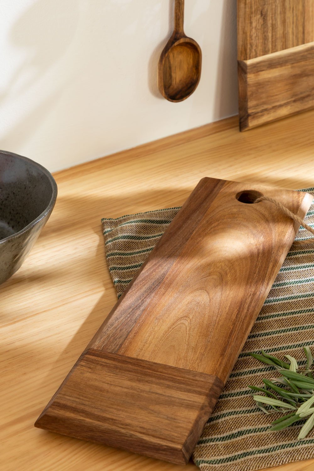 Tabla de cortar para cocina de madera profesional y uso domestico