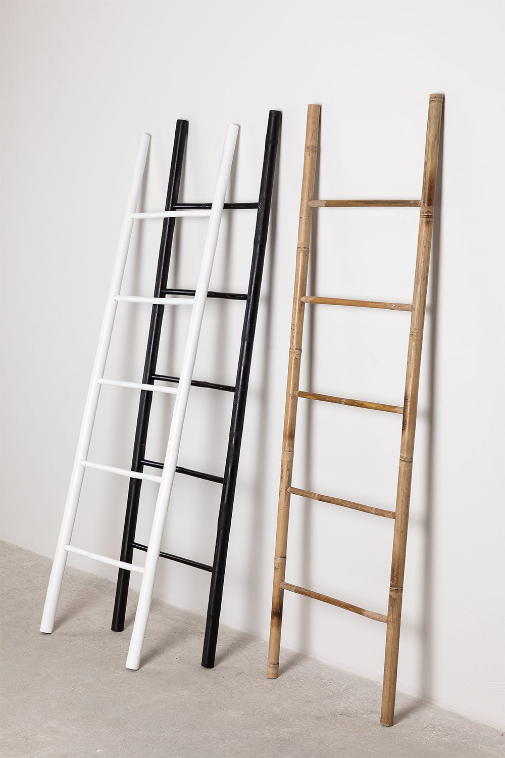 Escalera de bambú color negro — Dbambu