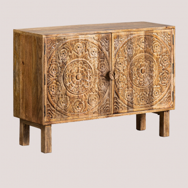 Aparador 105x35 Cm En Madera De Mango Wiluna Madera Mango - Sklum