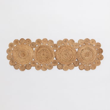 Cabecero Para Cama De 150 Cm En Yute Otilie Yute & 150 Cm - Sklum