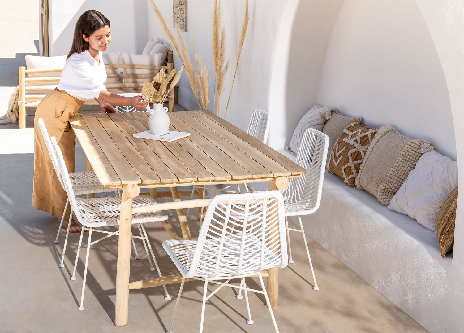 Mesa de comedor extensible modelo DINE - Maison de Luxe