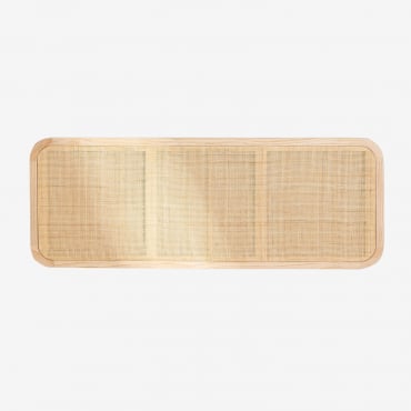 Cabecero Para Cama De 135 Cm Y 150 Cm Reyna Marrón Madera Natural & 150 Cm - Sklum