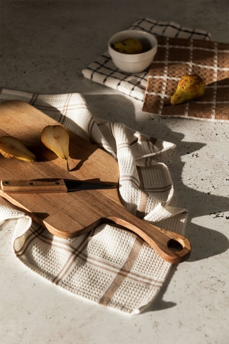 Set de 3 paños de cocina en algodón Dacost