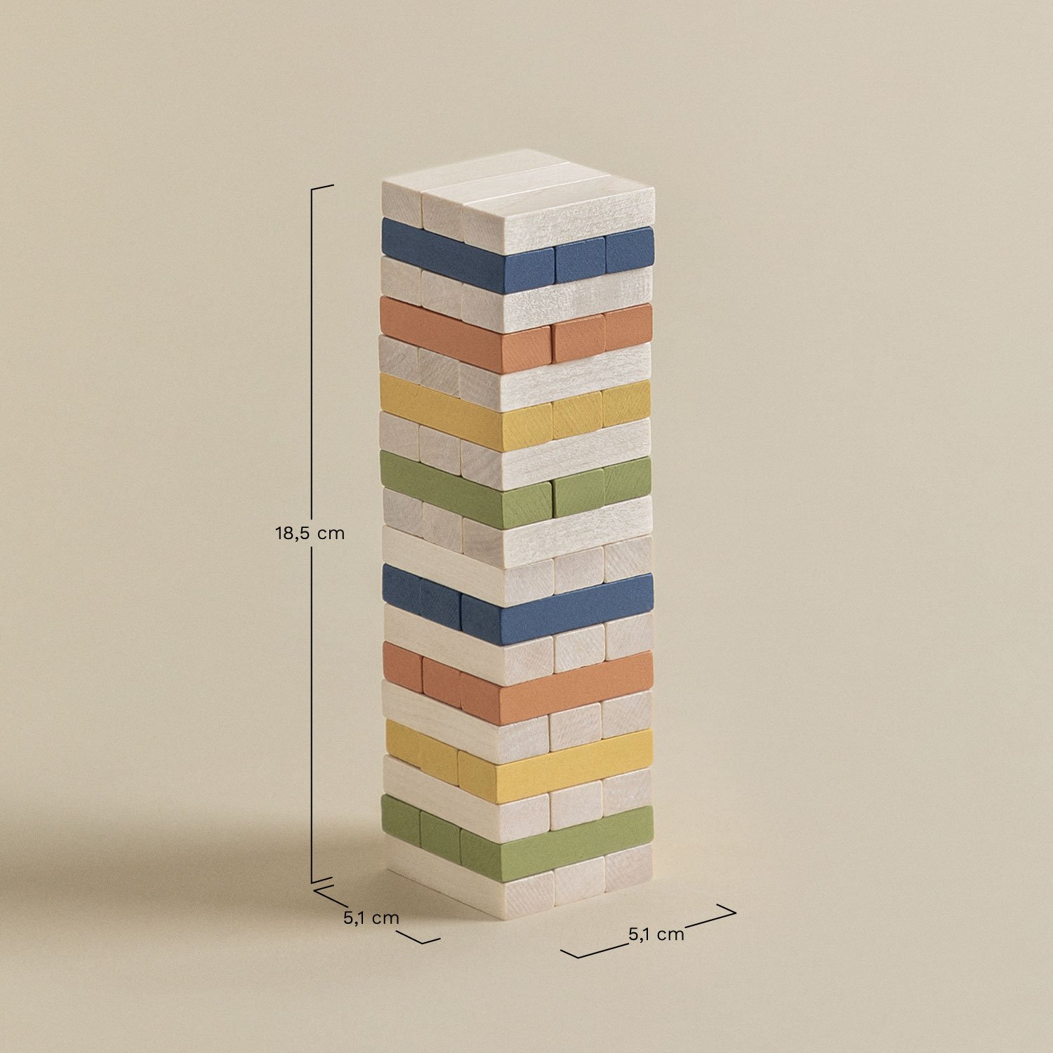 Juego de habilidades en madera Takaradi Kids  , medidas