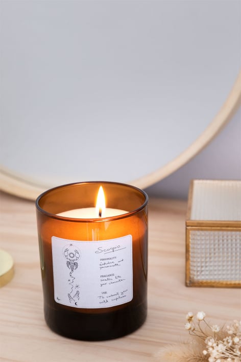 Vela aromática 200 gr Zodiac Collection - Blanco