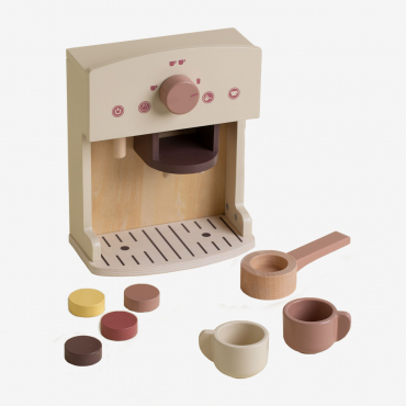Cafetera En Madera Warent Kids Colores Naturales - Sklum