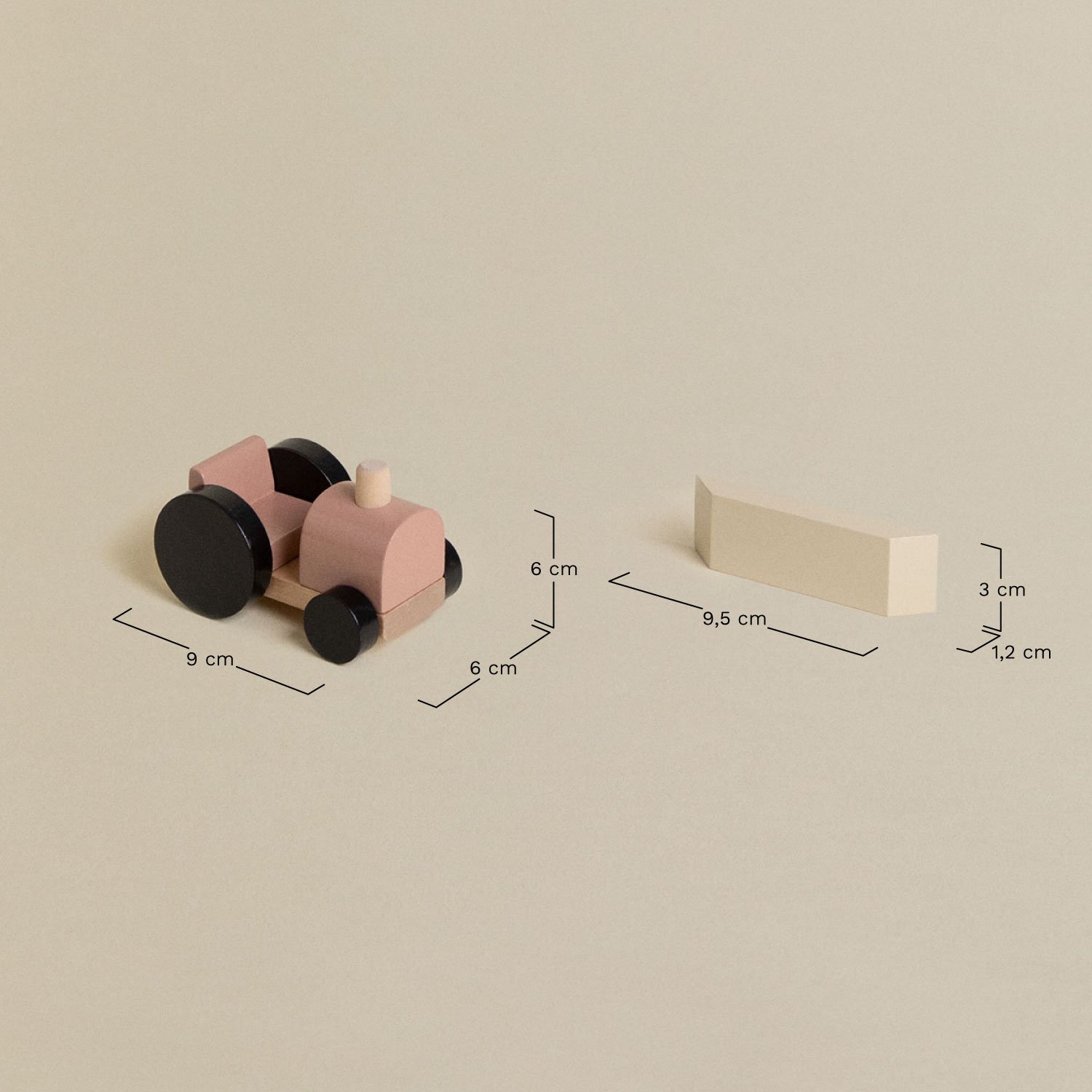 Granja en madera Nermal Kids     , medidas