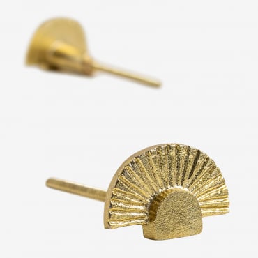 Pack De 2 Tiradores En Hierro Aroxi Dorado - Sklum