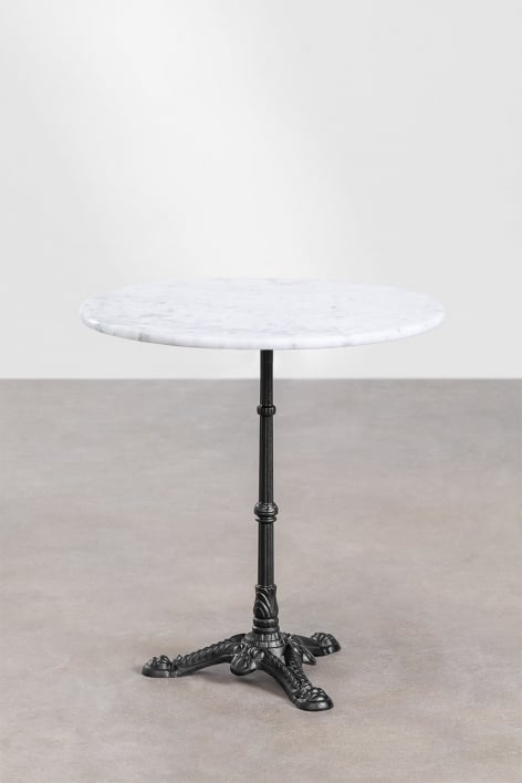 Mesa de bar en mármol Roma - Mármol Blanco