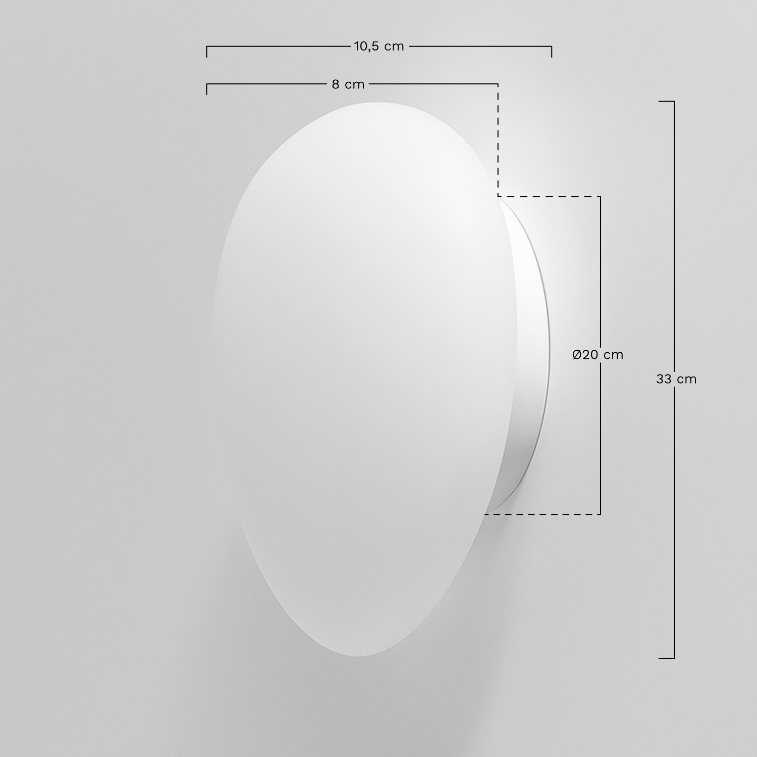 Aplique de Pared Maksim       , medidas