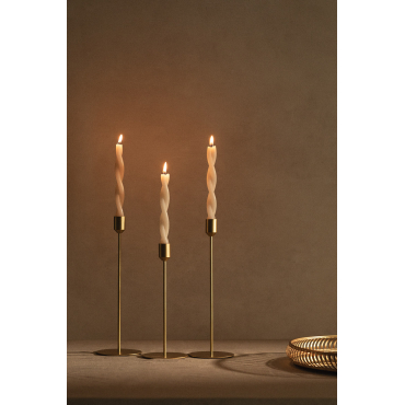 Set de 3 Candelabros en Cristal Nalyna - SKLUM