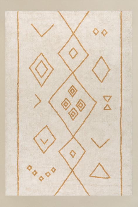 Alfombra rectangular en algodón Alka