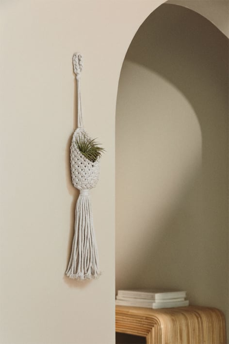 Macetero Colgante en Macramé Anibal