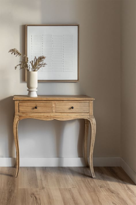 Consola recibidor en madera Teresia