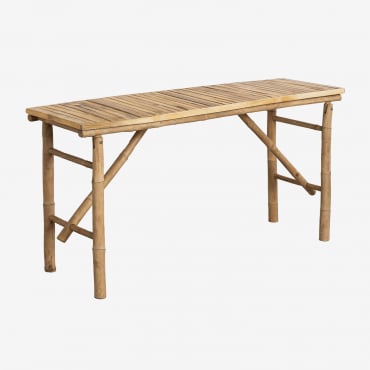 Consola Recibidor 140x40 Cm En Bambú Marie Bambú - Sklum