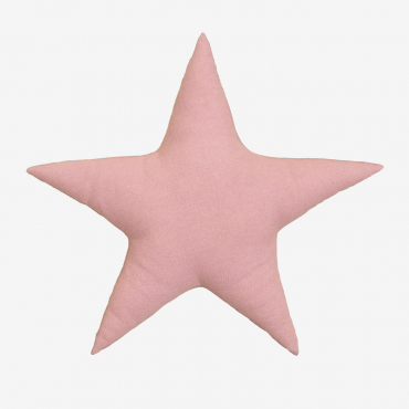 Cojín En Algodón Ø35 Cm Sandrine Kids Rosa Algodón De Azúcar - Sklum