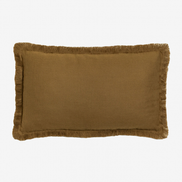 Cojín Rectangular En Algodón (30x50 Cm) Soncey Marrón Arena - Sklum