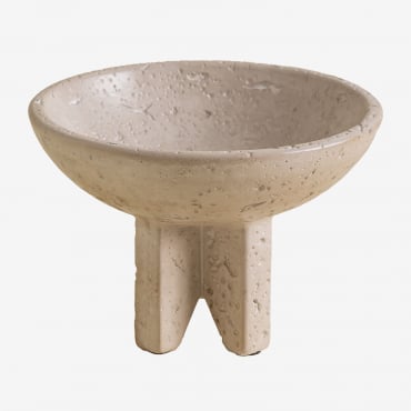 Cuenco Decorativo En Cemento Maryse Ø20 Cm - Sklum