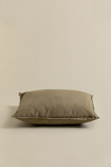 Cojin Decorativo Cuadrado 45x45 Cm Mostaza Mini Mat - Cojines Y Forros Para Sofá