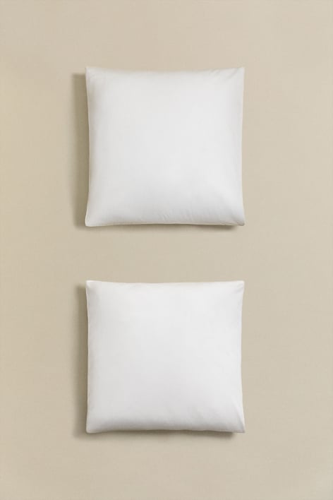 Set de 2 fundas de almohada en satén de 300 hilos Sampras