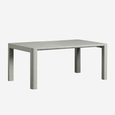 Mesa De Comedor Rectangular Arnadine Verde Caqui & 180 X 100 Cm - Sklum