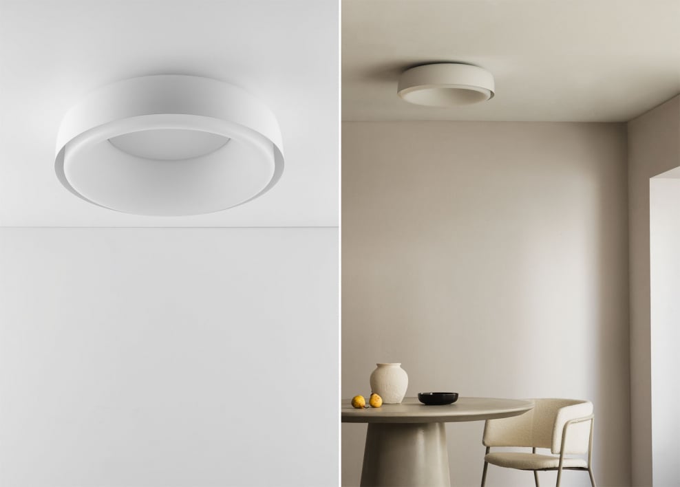 Plafón de techo LED en hierro Ramize - Ø49 cm