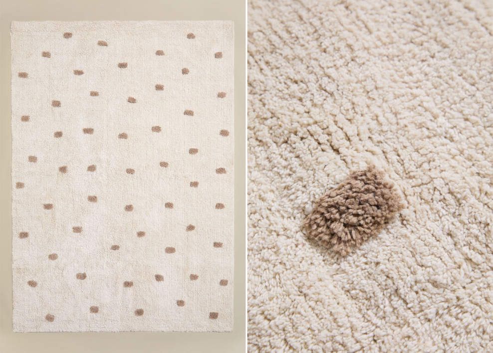 Alfombra rectangular 125x170 cm en algodón Jankiel Kids