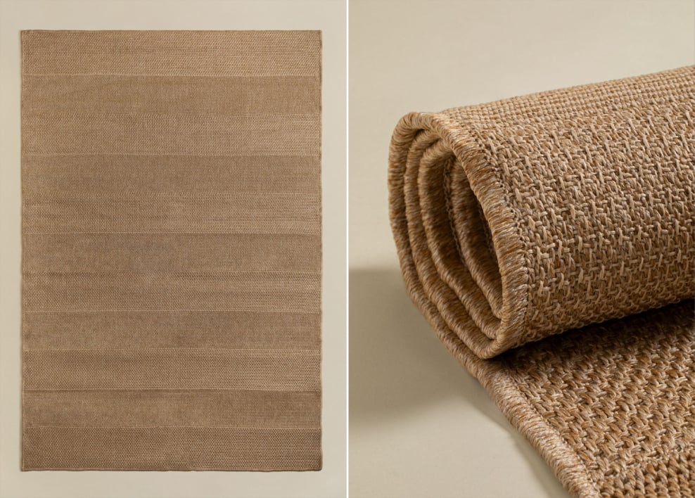 Alfombra rectangular en polipropileno Kortnei