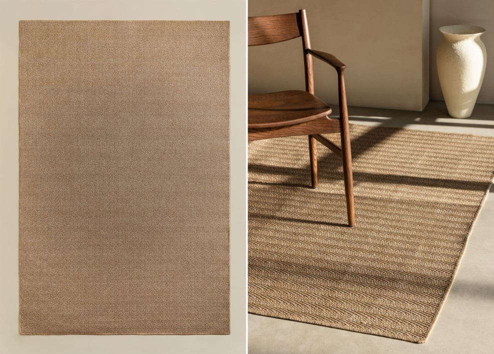 Alfombra rectangular en polipropileno Serika