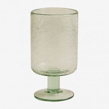 Pack De 4 Copas 37 Cl De Vidrio Gulix Verde Aguamarina - Sklum