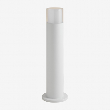 Baliza Led De Exterior En Aluminio Fialon Blanco - Sklum