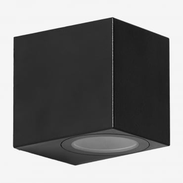 Aplique De Pared Para Exterior Yovar Negro - Sklum