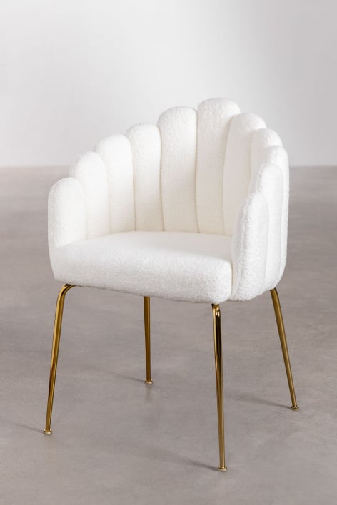 Silla de comedor en borreguito Markina