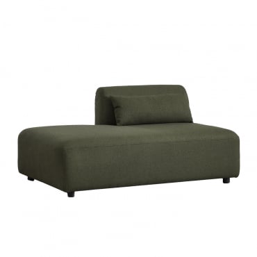 Módulo Diván Izquierdo Para Sofá Modular Fogler Borreguito Verde Salvia - Sklum