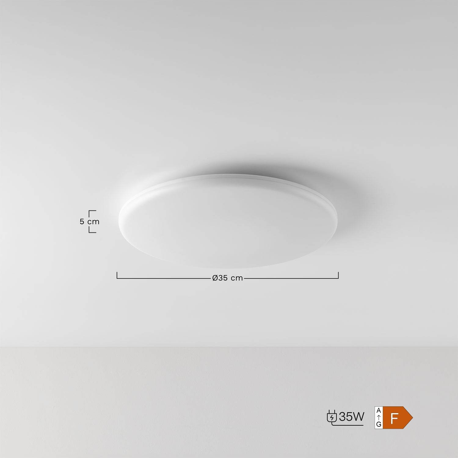 Plafón de Techo LED Tadeu , medidas