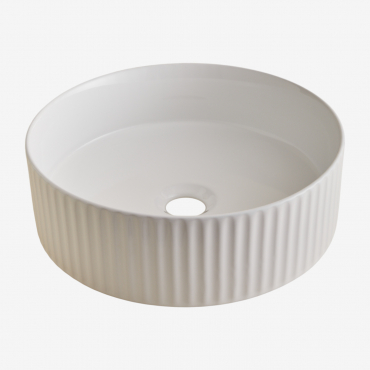 Lavabo Redondo En Cerámica Sinqua Ø36 Cm - Sklum