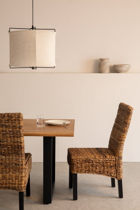 Pack de 2 sillas de comedor Ataria - Natural