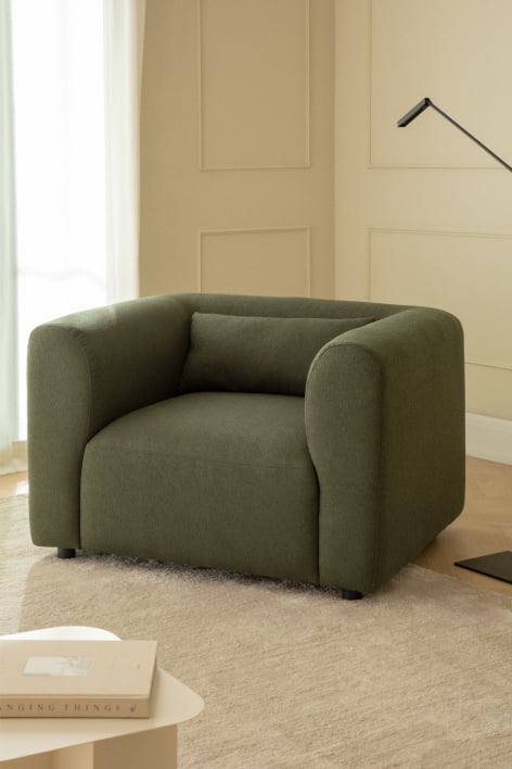 Sillón Fogler - Borreguito Verde Salvia